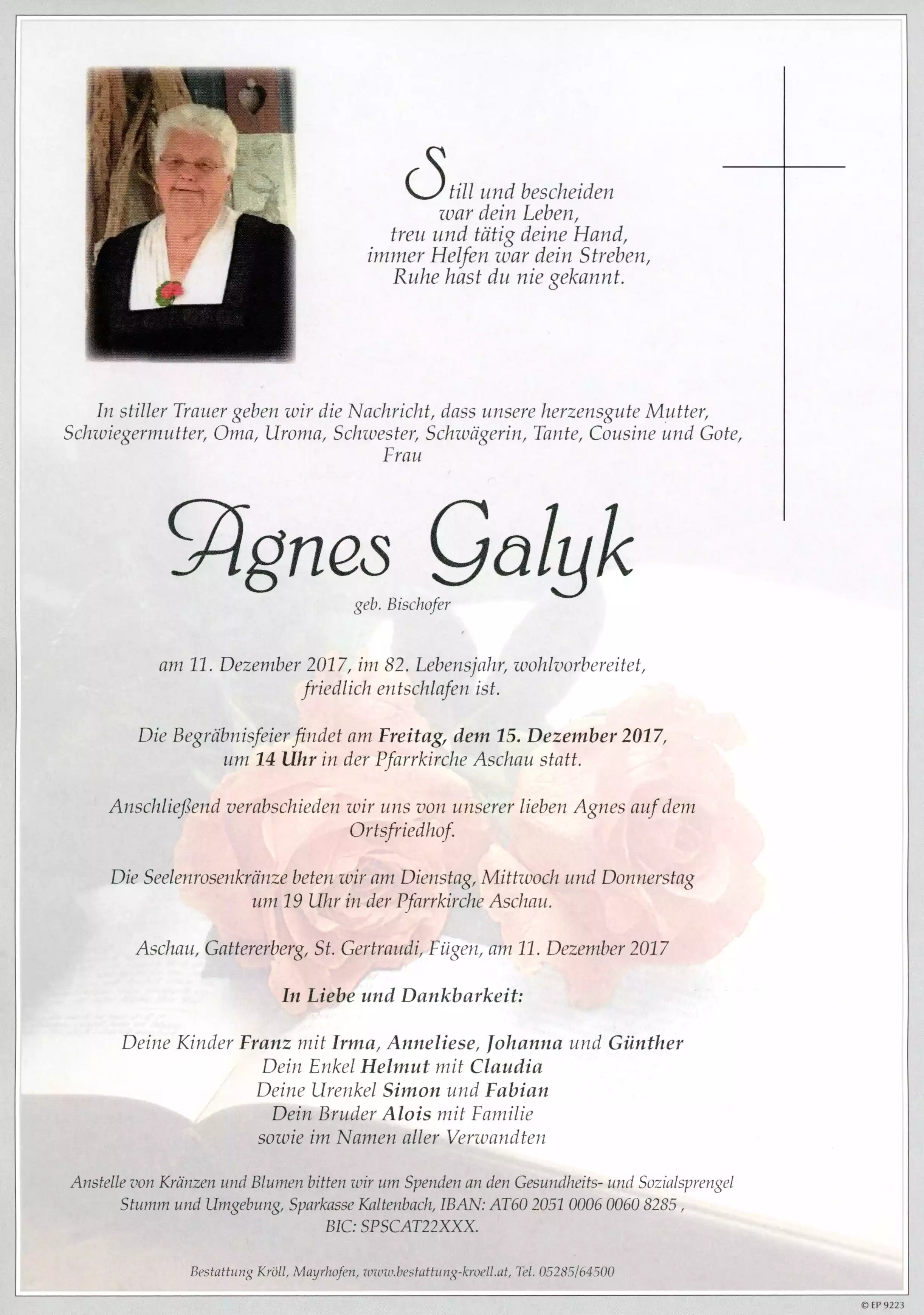 Parte von Agnes Galyk